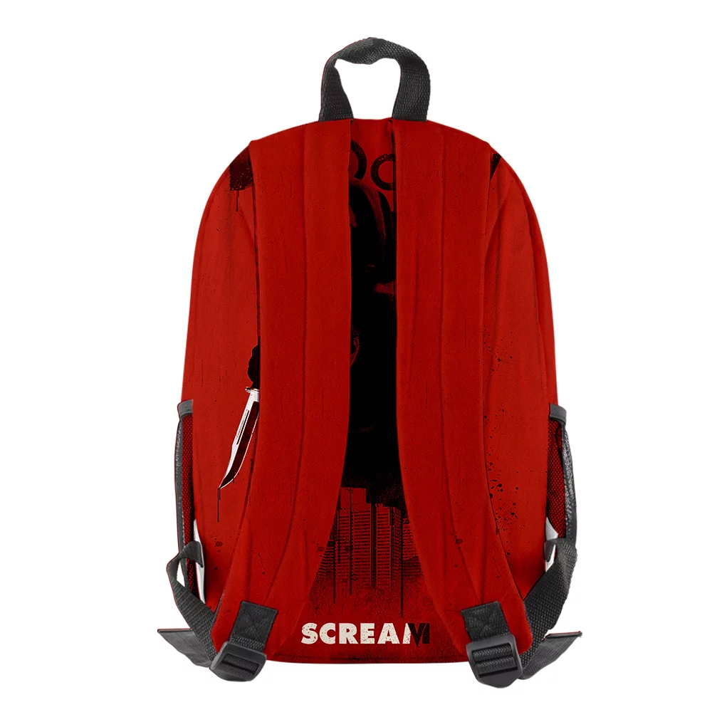 Scream VI Backpack Casual Travel Bag Men Women Unique Rucksack Fashion Schoolbag