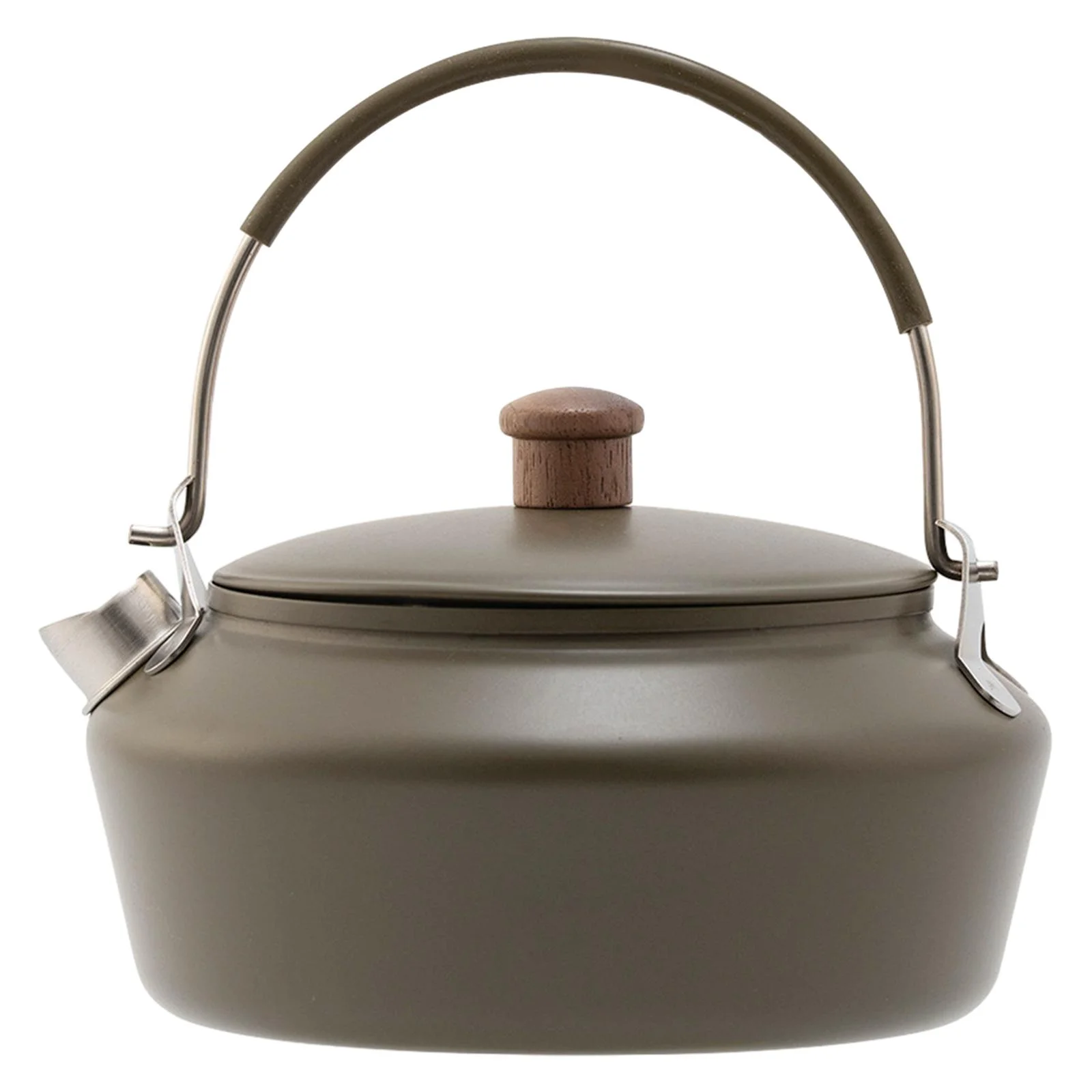 simhoa 1 Liter Camping Kettle for Boiling Water Lightweight with Silicon Handle Stainless Steel for Hiking Camping Road Trip Fishing