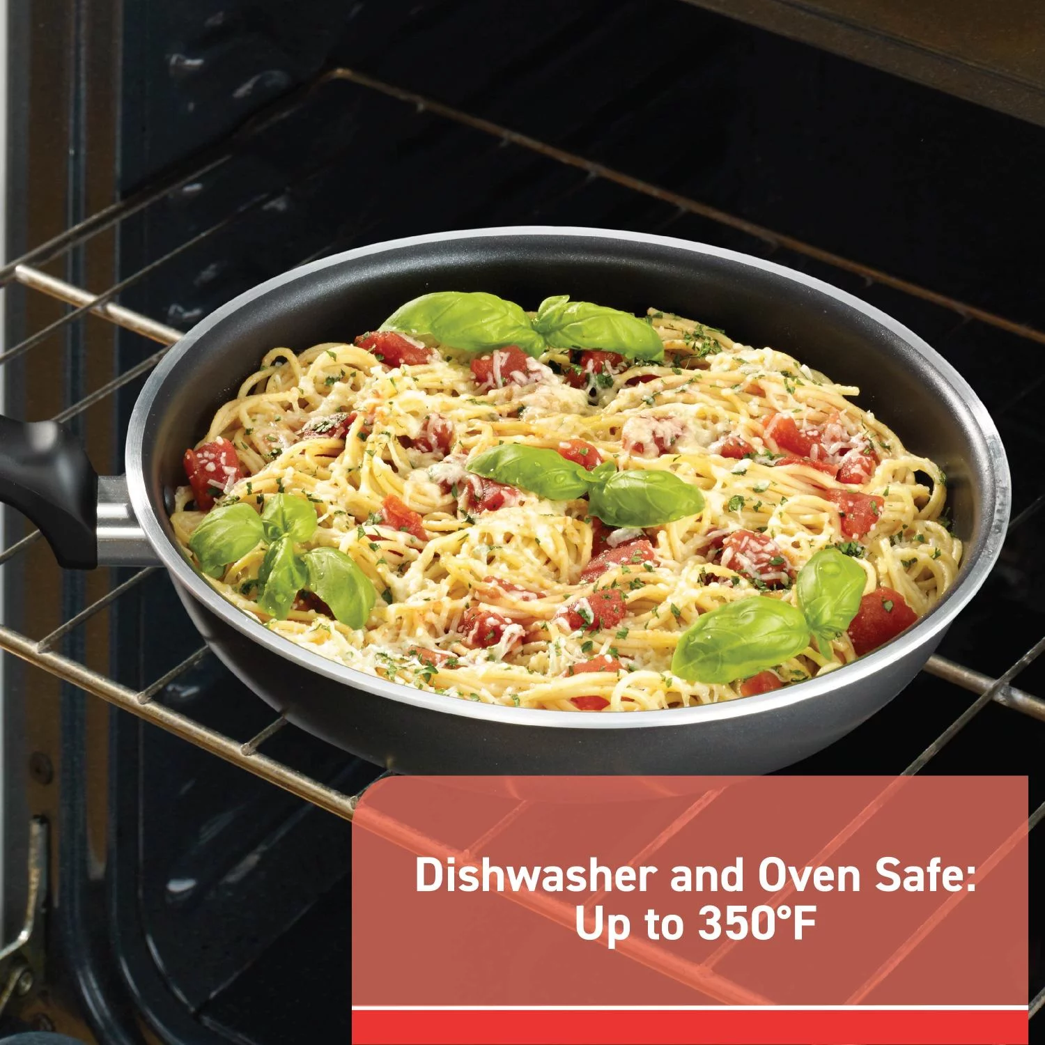 T-Fal Comfort Nonstick Fry Pan, 12 inch, Black