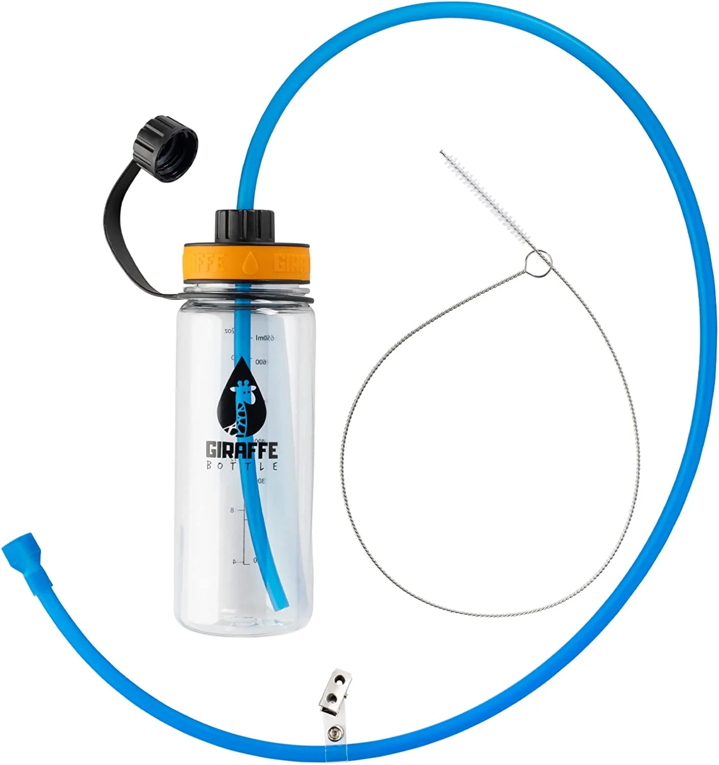 Journey Hydration System, Clear Tritan Bottle, 36 inch / 91 cm Journey Straw