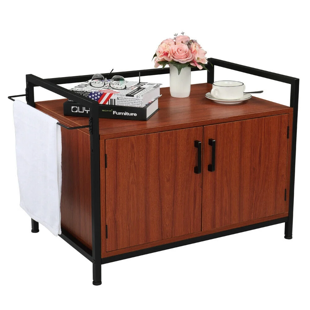 Mother's Day Sales - Cat Litter Box Cover Cat House Side Table Furniture Privacy Cat Washroom Bench