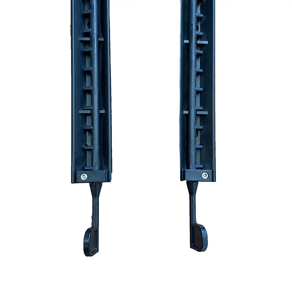 1 Pair of Adjustable Kayak Rudder Controls Footrest Footrests Footrests