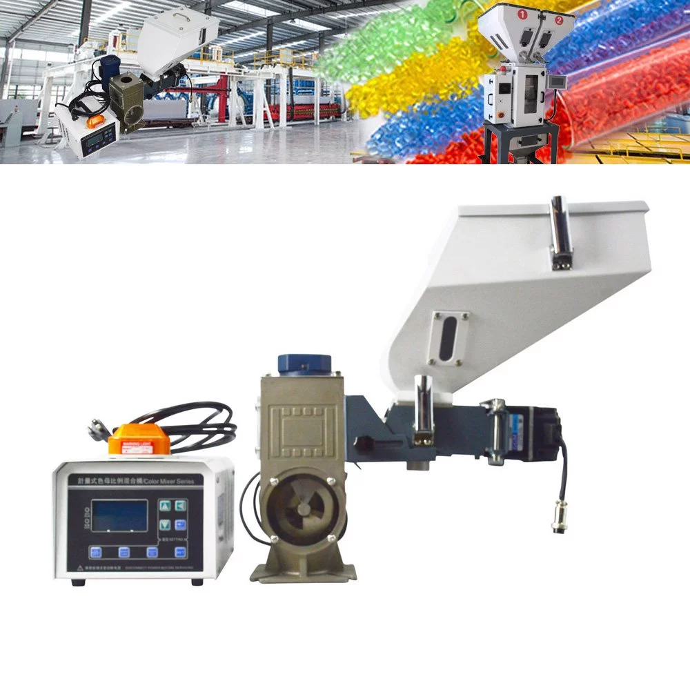 INTSUPERMAI Automatic Masterbatch Mixing Machine Small Screw Plastic Color Doser Mixer