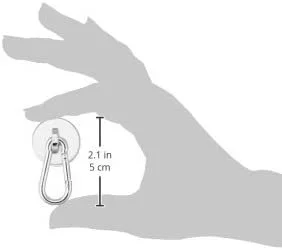 MASTER MAGNETICS 07587 Neoprene Magnet/Carabineer Hook