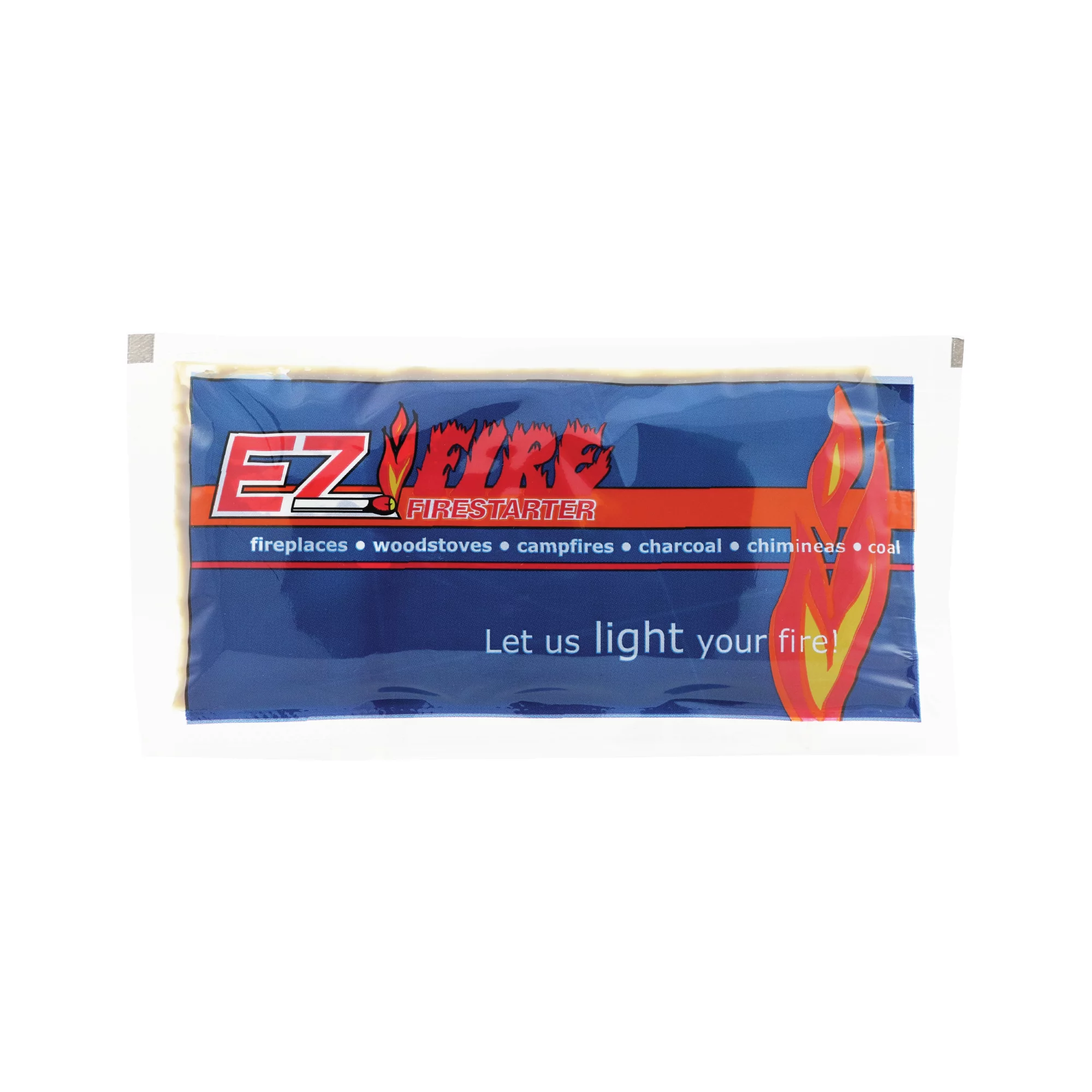 EZ FIRE FIRESTARTER for Fireplace, Campfire, or Grill, Safe, Fast, Gel Packets for Indoor or Outdoor Use, 25 Pack