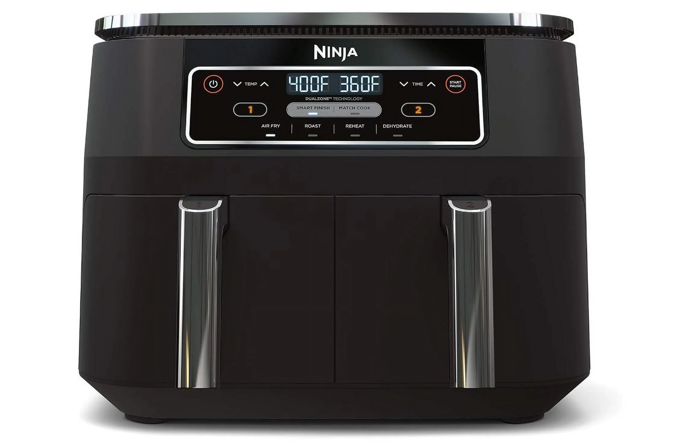 Open Box Ninja DZ100 Foodi 4-in-1, 8-qt., 2-Basket Air Fryer with DualZone Technology DZ100CCO