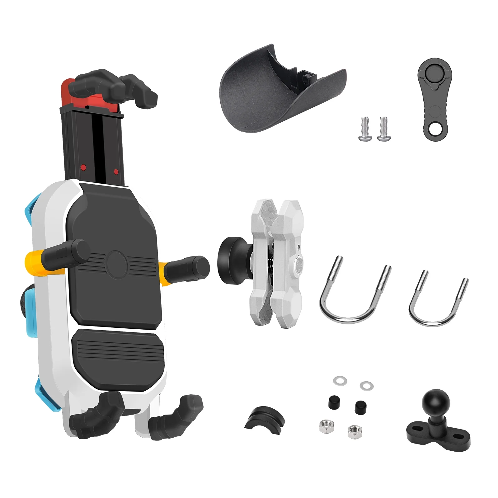 Htovila Phone Mount Holder,Rotation Motorbike Handlebar Motorbike Handlebar Mount Cell -Theft Rotation Cell -Theft Rotation ERYUE Mount Mount QISUO  Screw Mount Rotation  Screw COMETX