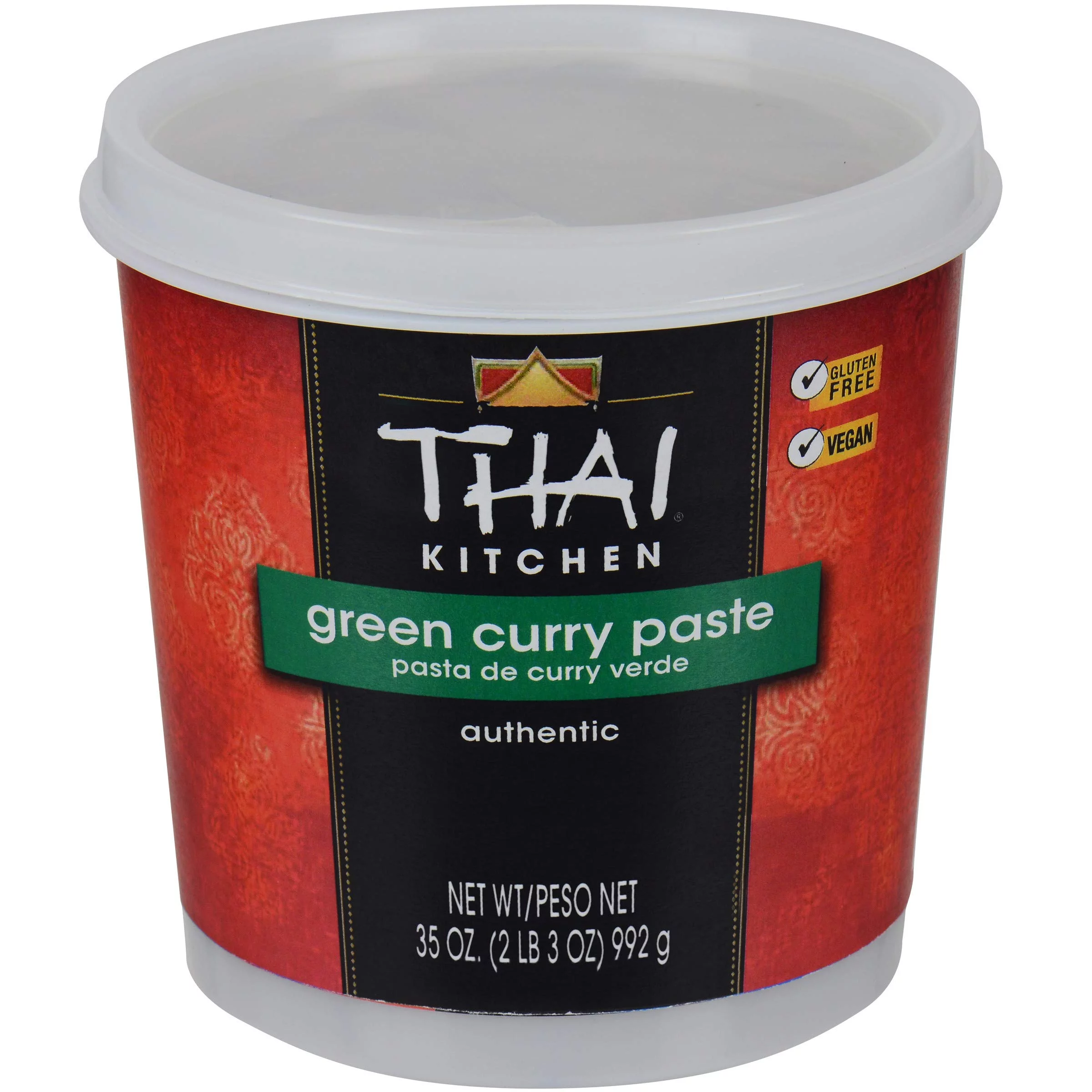 Thai Kitchen Green Curry Paste, 35 Oz - One 35 Ounce Tub Of Bulk Thai Green Curry Paste, Perfect For Vegetables, Soup Bases, Rice And More