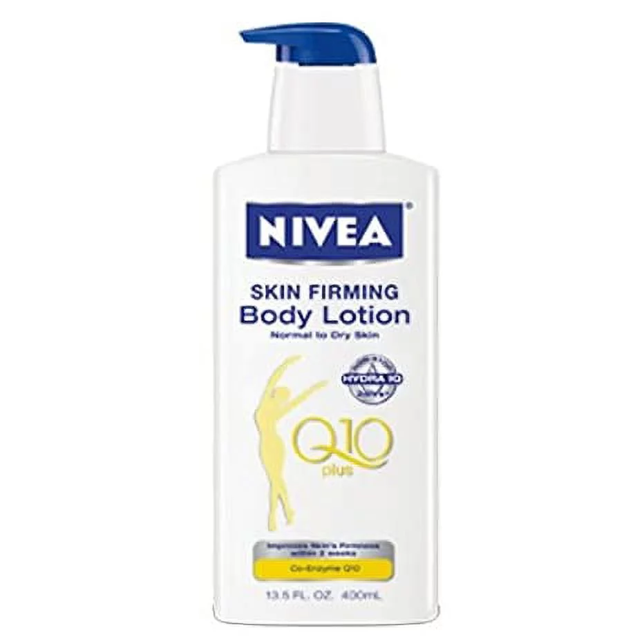 nivea skin firming hydration body lotion with q10 plus, 13.5 fl oz (pack of 2)