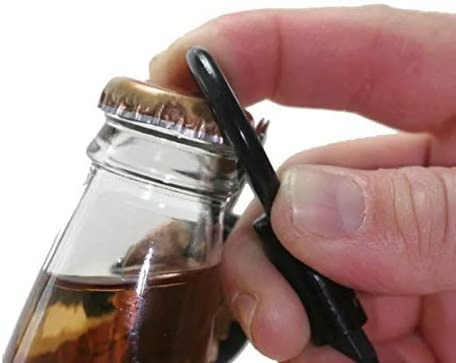 Screwpop Screwdriver Compact Bit Holder Keychain | Carabiner Multi-Tool Bottle Opener with New Secure and Stronger Magnet (Includes Removable Double-Sided Bit)