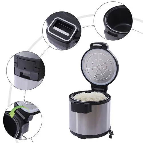 19L/20Qt Home Electric Rice Warmer Commercial Rice Warmer with Rice Scoop