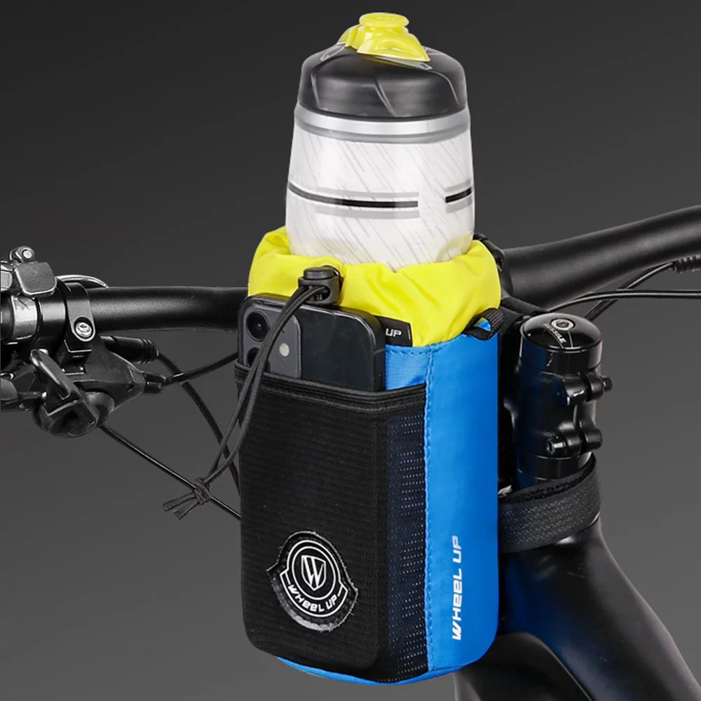 Bike Bottle Holder Bag Handlebar Drink Beverage Holder Bag Container Cycling Front Bag Bike Pannier