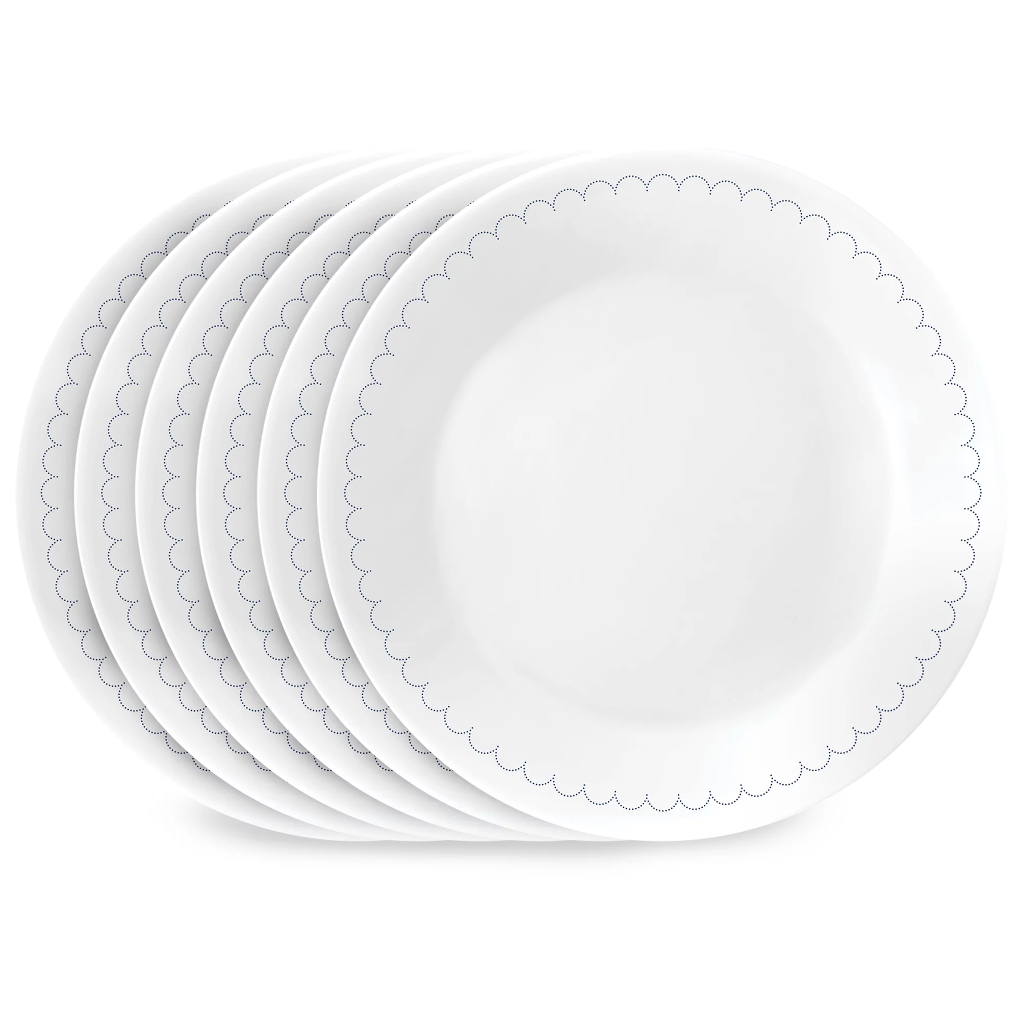 Corelle Caspian Lace 6.75 Appetizer Plates, 6-pack