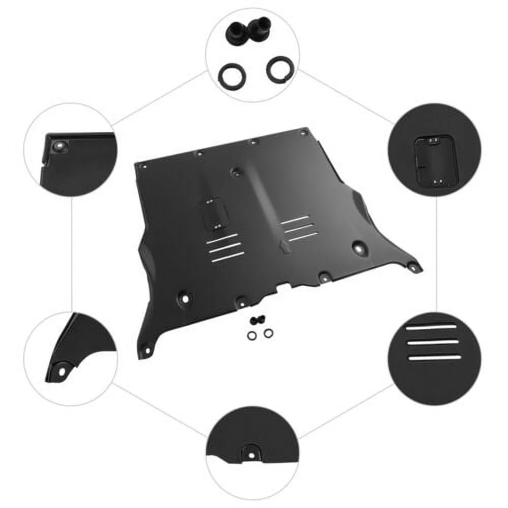 Front Skid Plate fits 2018-2022 Tesla Model 3 ; Model Y Under Engine Guard Cover