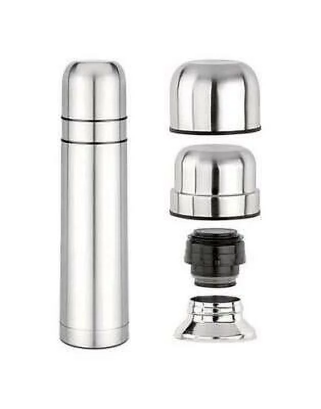 2PK Bene Casa 16.9 oz. Coffee Thermos Silver/Black