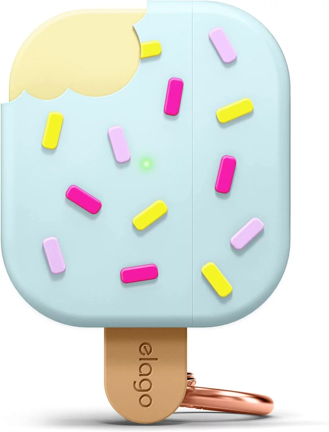 Ice Cream Case Compatible with AirPods 3rd Generation Case - Compatible with AirPods 3 Case Cover, Carabiner