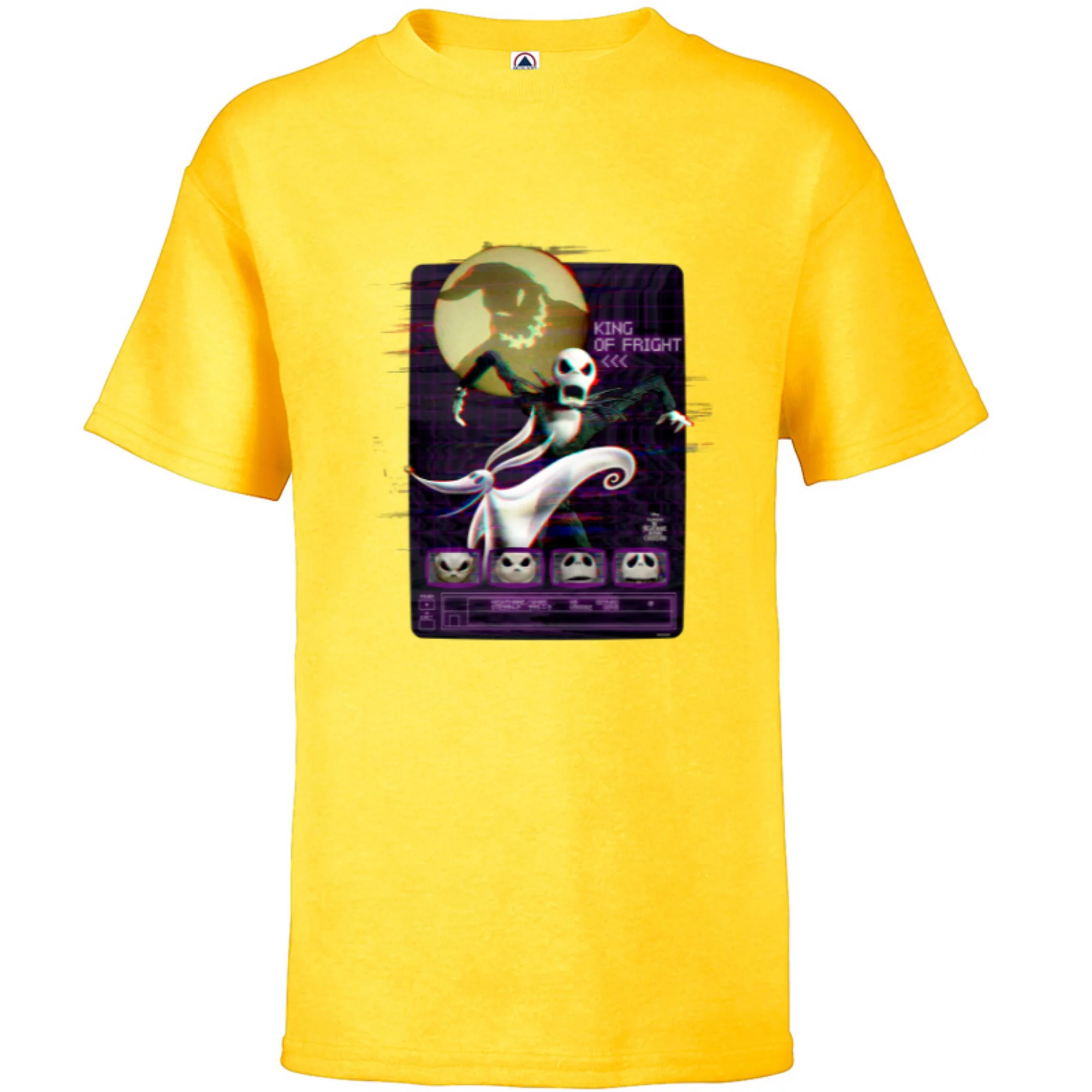 Tim Burton’s The Nightmare Before Christmas King of Fright - Short Sleeve T-Shirt for Kids - Customized-Sunflower