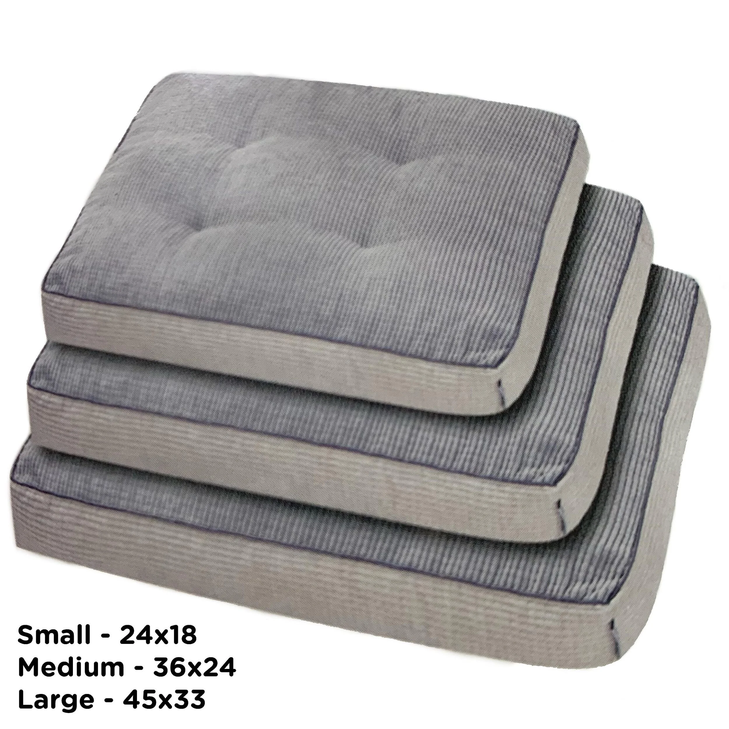 Sacred Thread Orthopedic Pet Bed - Shredded Foam - Machine Washable Cover - Puppy Bed, Crate Bed - Non-Slip Bottom, Thick and Plush Dog Bed, Super Soft Pet-Friendly Cover