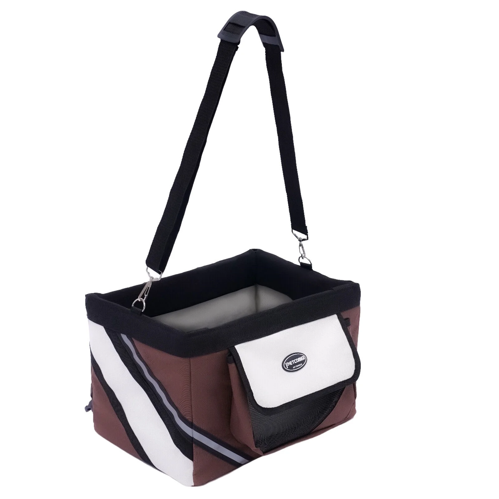 Front Pet Carrier Bag Cat Seat Dog Bicycle Bike Basket Foldable Handbag Basket