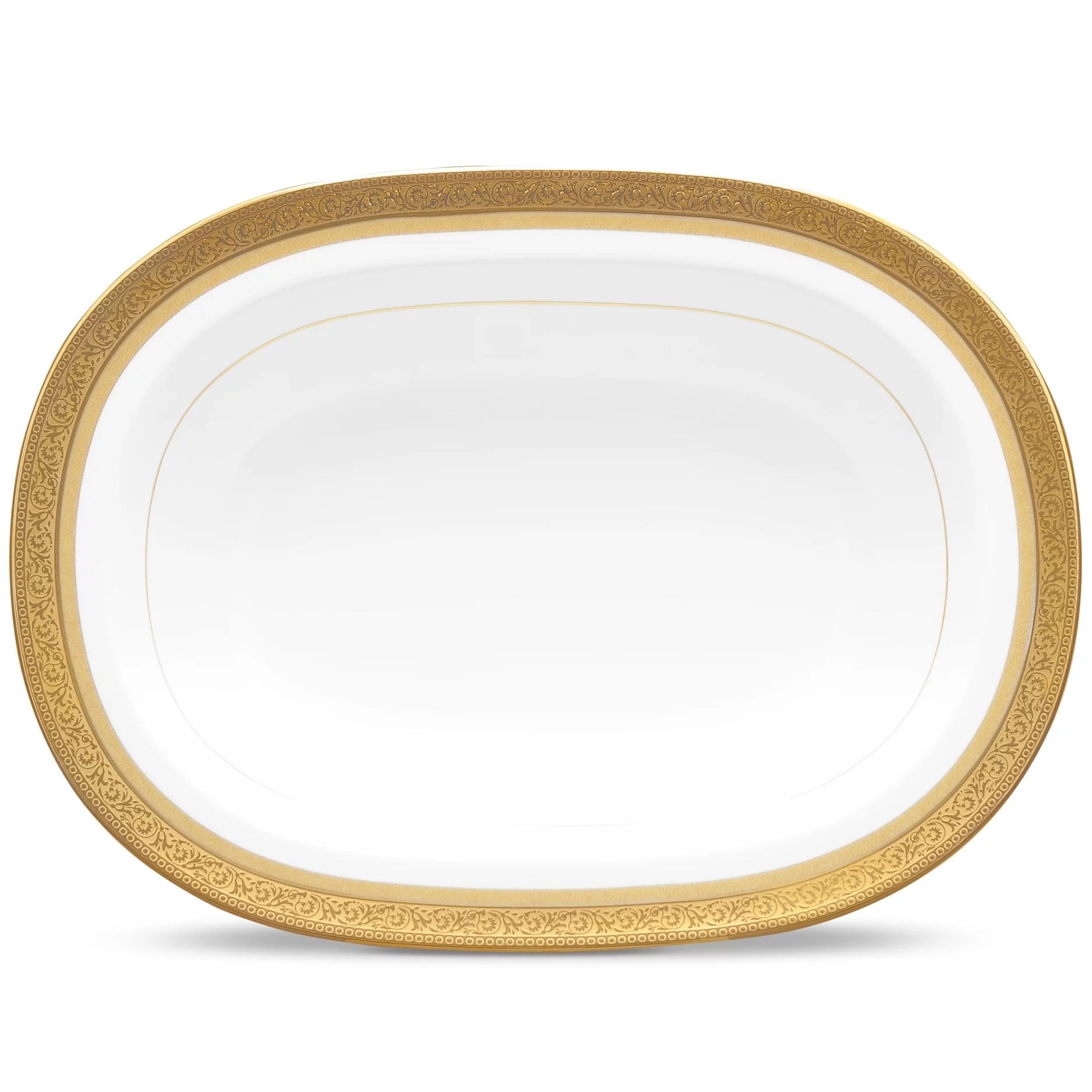 Noritake Summit Gold Oval Vegetable Bowl