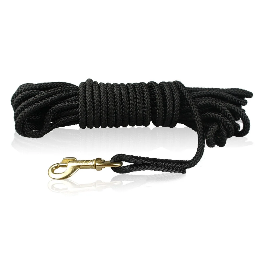 10/16/33/66ft Extra Long Pet Dog Tracking Leash Nylon Rope Agility Training Lead