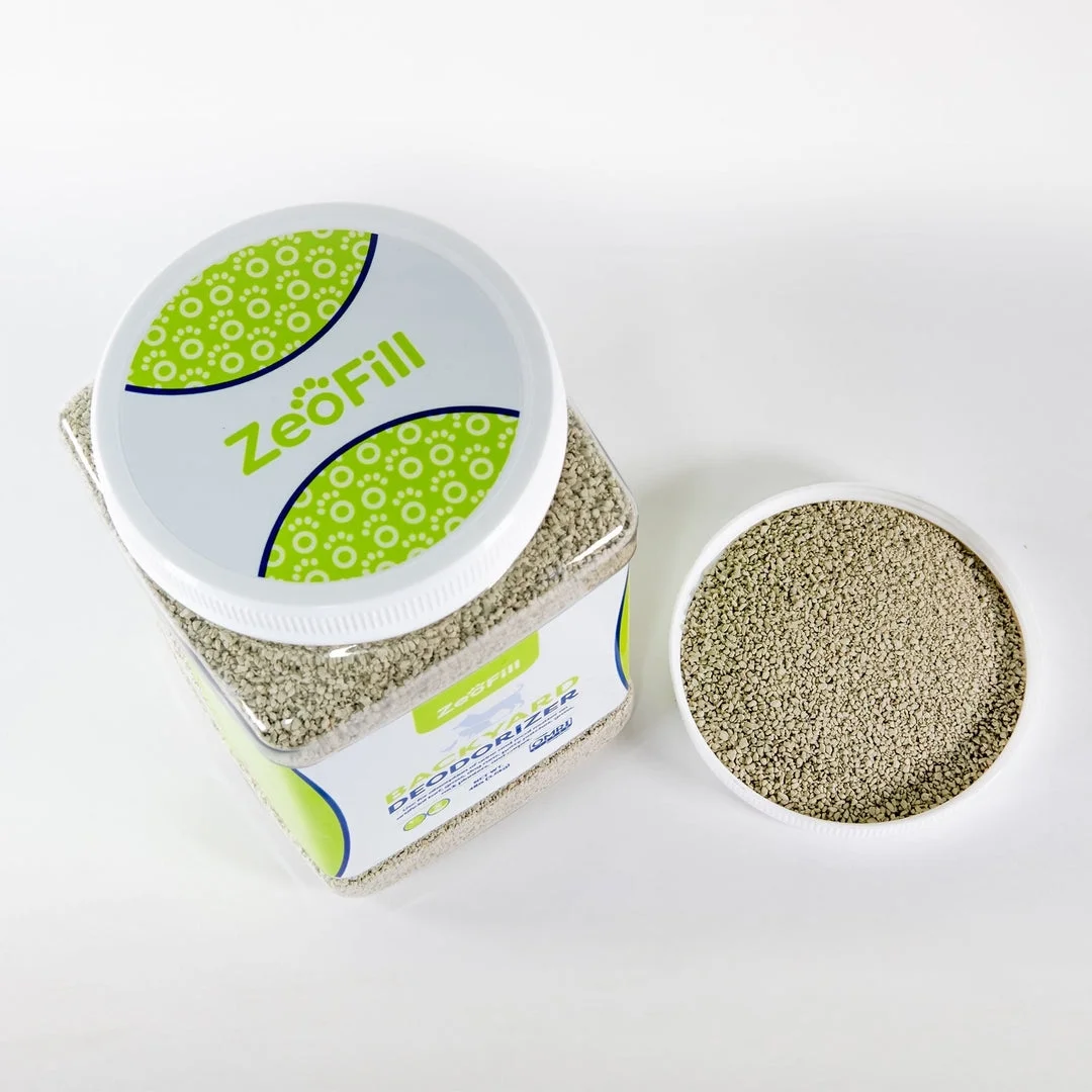 ZeoFill Backyard Deodorizer – Eliminates Pet Urine Odors on Potty Patches, Artificial Turf, Grass, Lawns, Patios, Concrete & Playgrounds | Dog, Cat Litter Box Odor Eliminator & Freshener | 4 lbs