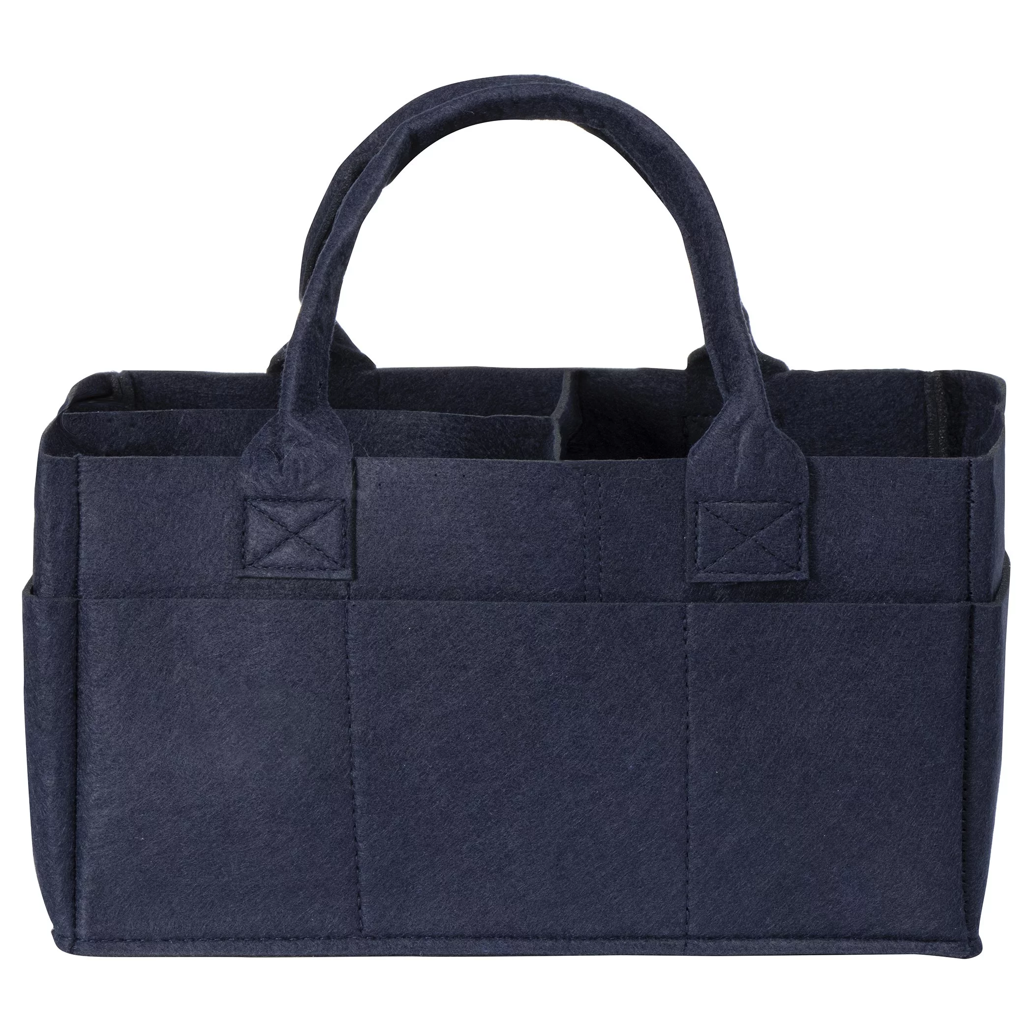 Sammy & Lou Navy Felt Diaper Caddy, Navy Blue, Infant, Unisex