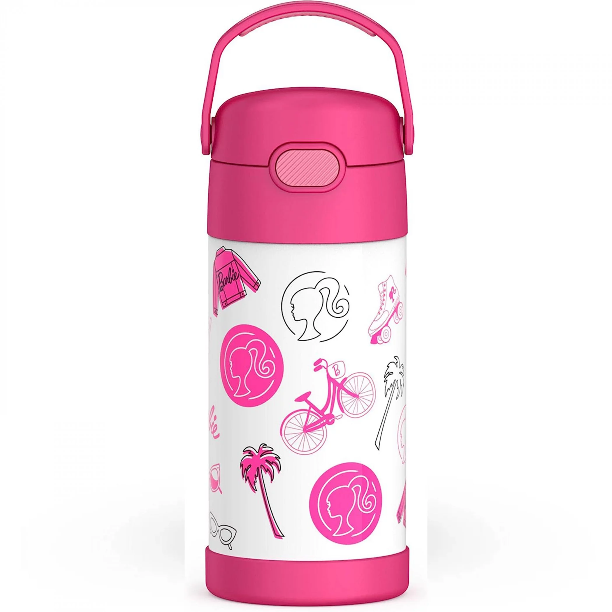 THERMOS - 12Oz Stainless Steel Insulated Straw Bottle, Barbie
