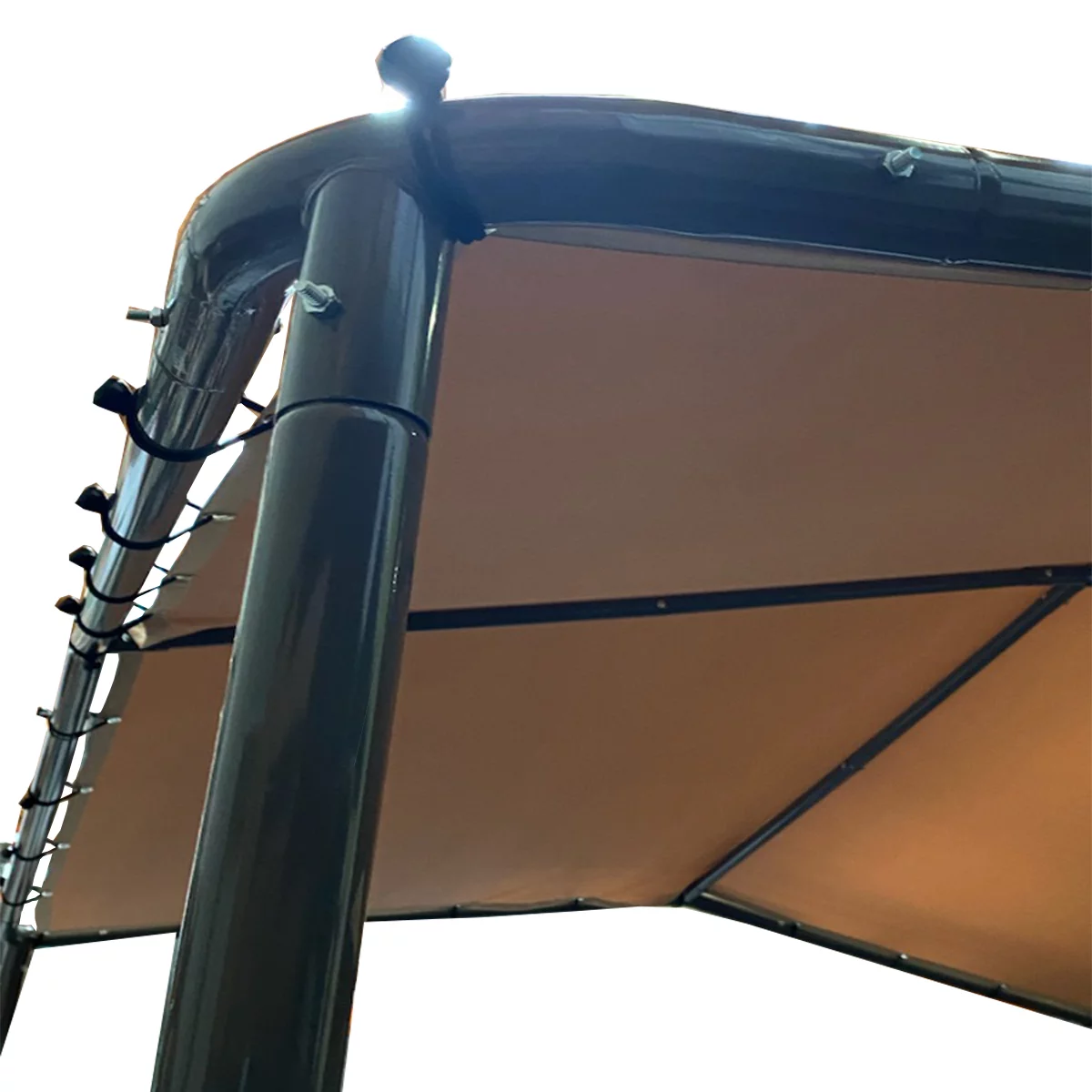 Garden Winds Replacement Canopy Top Cover Compatible with The Shelter Logic Pacifica Canopy - Riplock 500