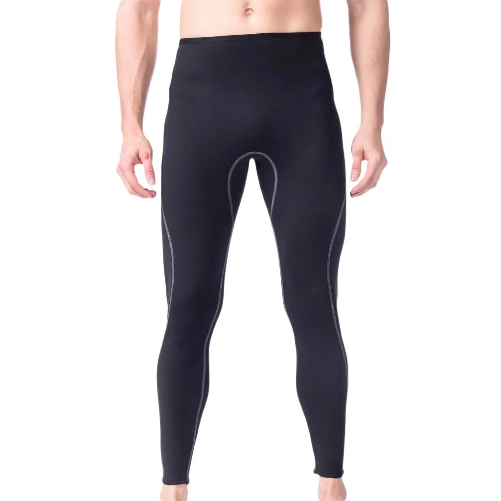 Mens Wetsuit Pants, Neoprene Swim Tights Leggings for Scuba Diving, Snorkeling, Canoeing, Kayaking, Surfing, Swimming Water Sports - Multiple Sizes , Black,