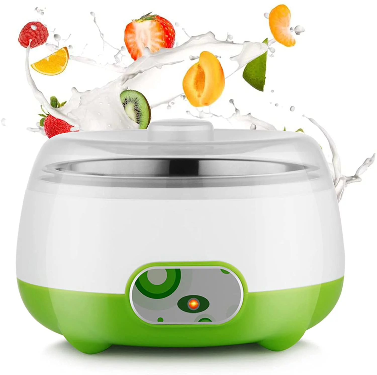 Automatic Yogurt Machine, Stainless Steel Liner Yogurt Maker Machine, Home DIY Yogurt Maker