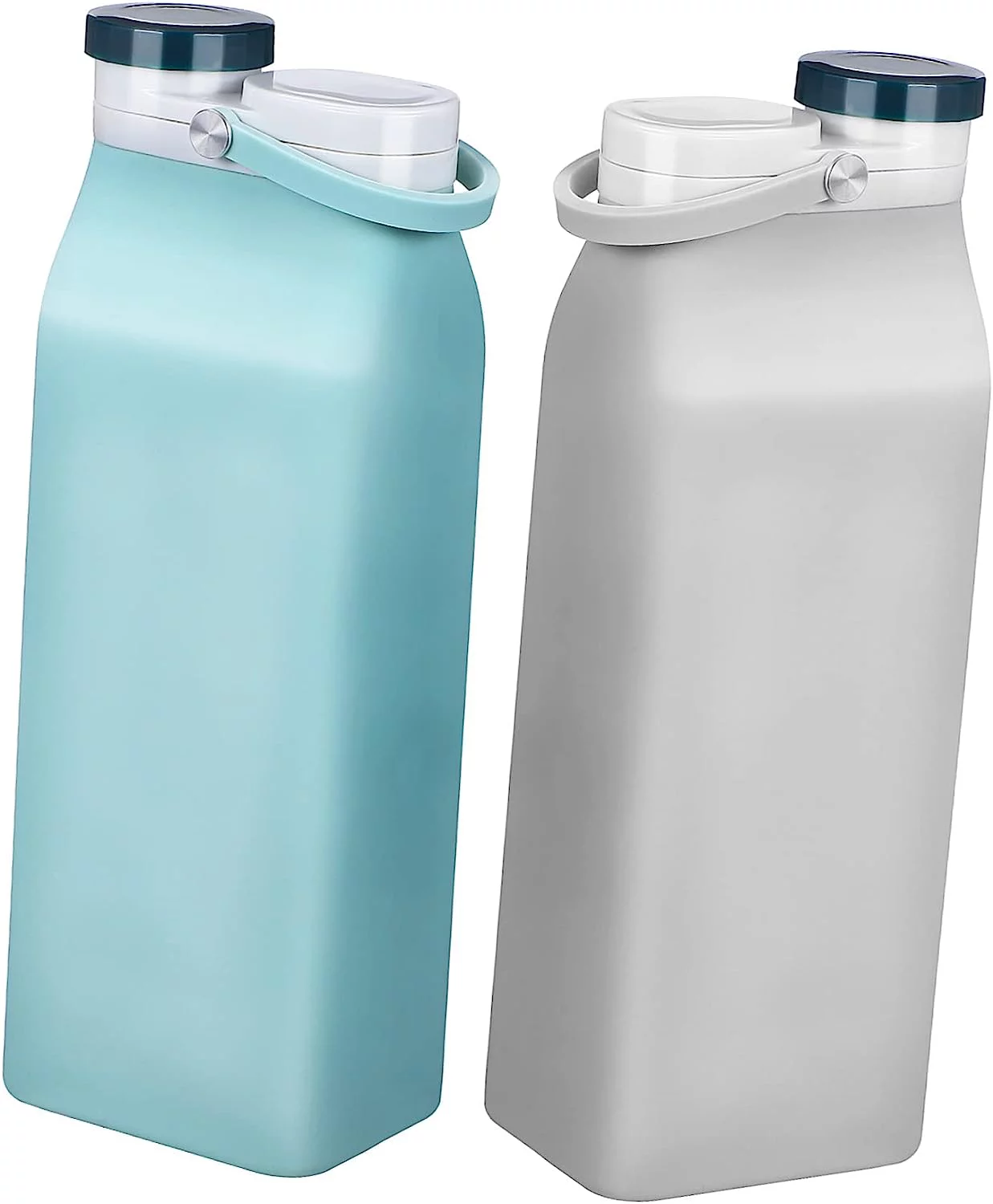 Water Cup Sports Water Bottles Collapsible Water Jug Outdoorsy Gifts Squeeze Water Bag Water Drinking Bottle Collapsible Water Bottles Travel Water Bottle Collapsible Kettles 2 Pcs