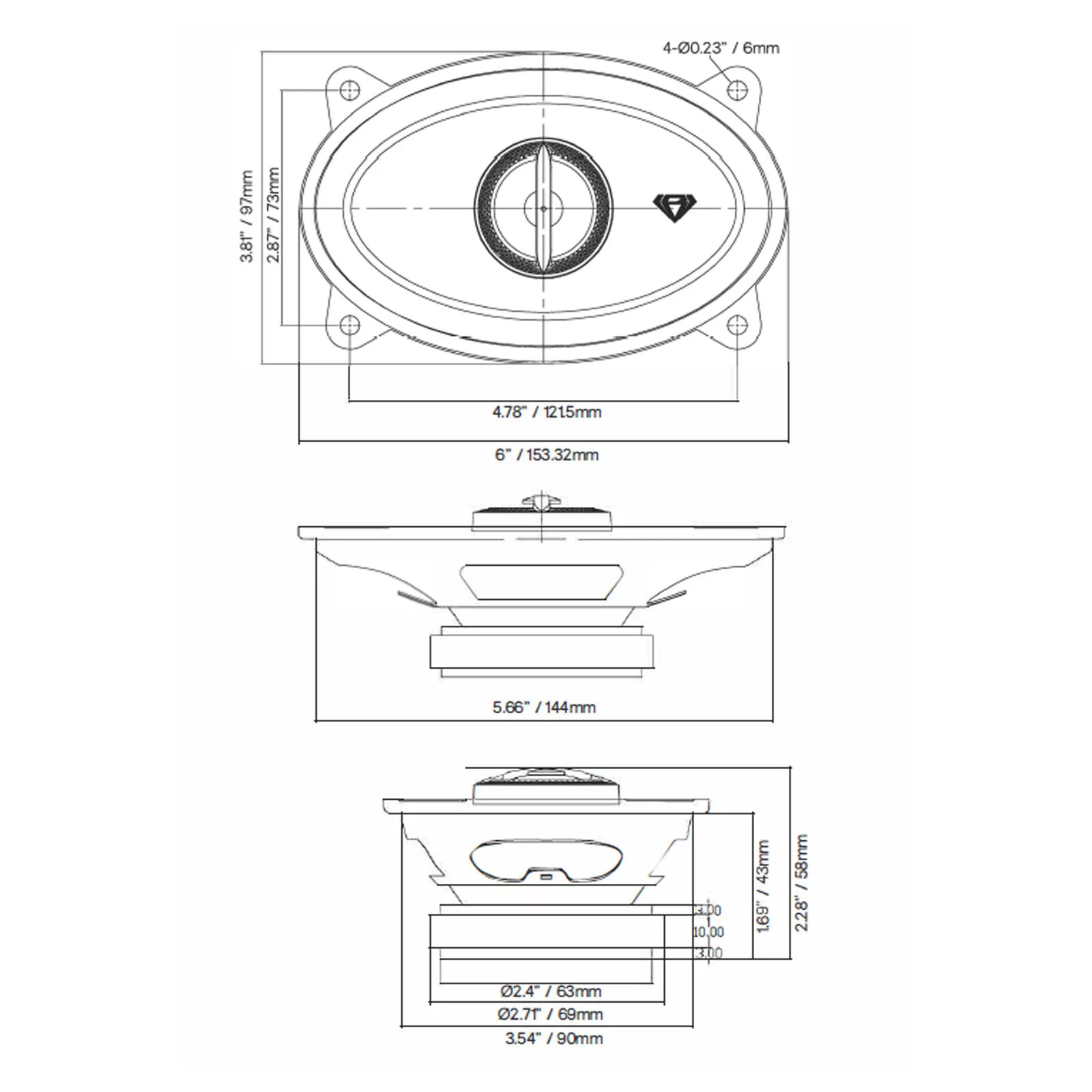 Pair of Black Diamond 4x6