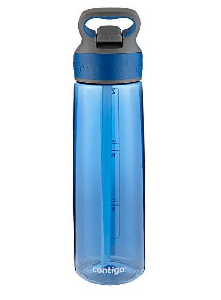 Contigo AUTOSPOUT Straw Addison Water Bottle, 24 oz, Monaco