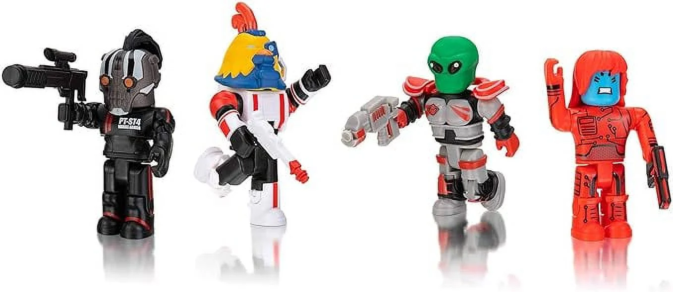 Roblox Action Collection - Star Commandos Four Figure Pack [Includes Exclusive Virtual Item]