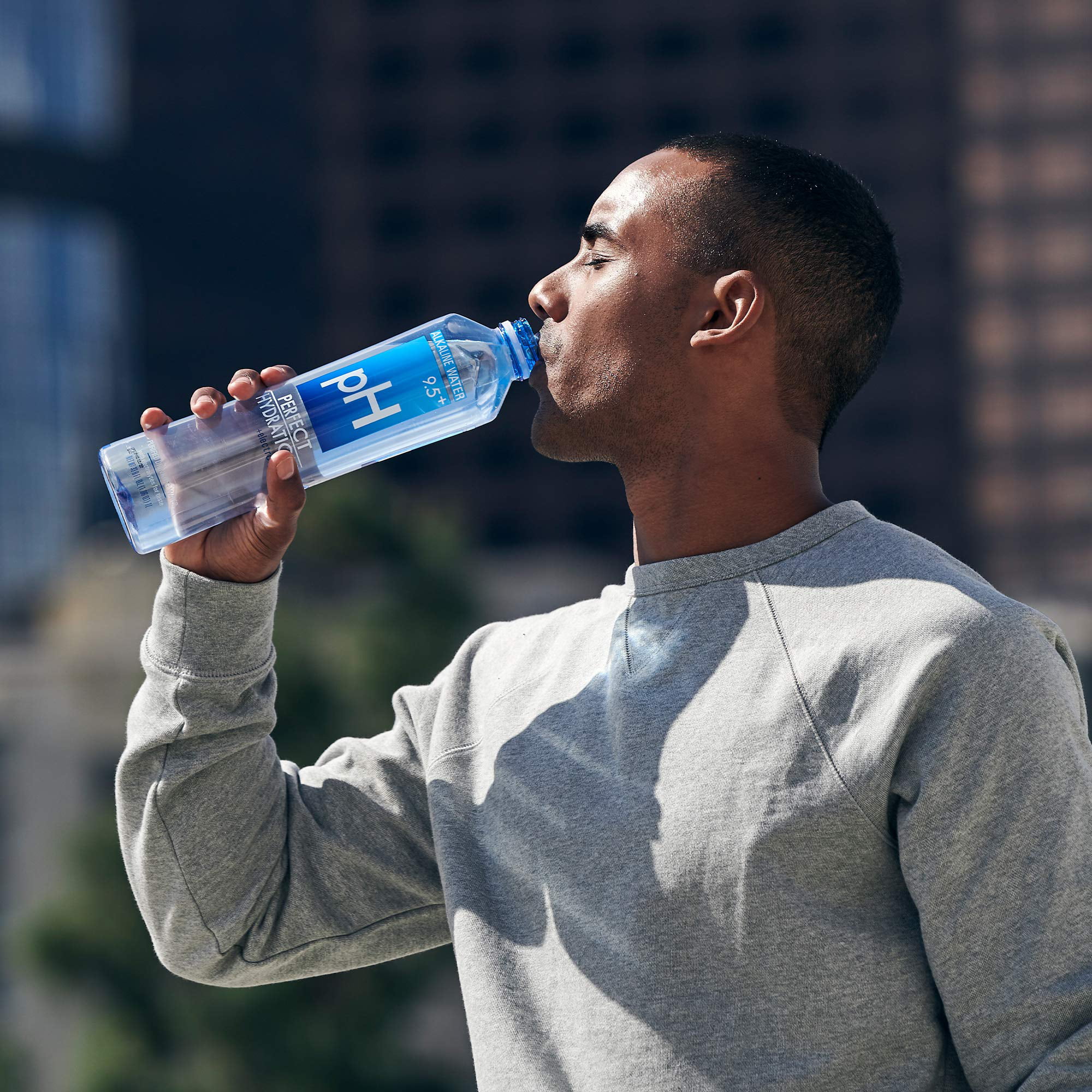 Perfect Hydration 9.5+ pH Electrolyte Enhanced Drinking Water, 33.8 Fl Oz (Pack of 12)