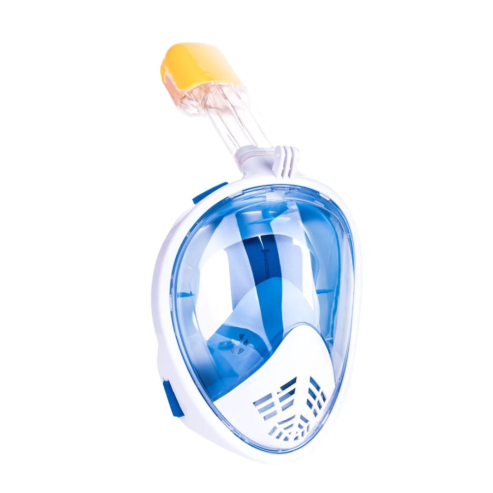 1PC Diving Mask Fashion Silicone Swimming Goggles Cool Snorkeling Swim Glasses All Dry Swimming Goggles with Air Tube Anti-fog