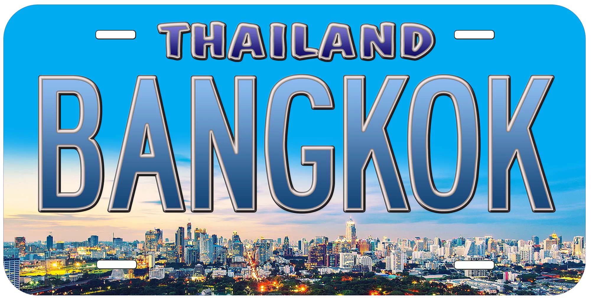 Bangkok TAG04 Thailand Novelty Car Auto License Plate