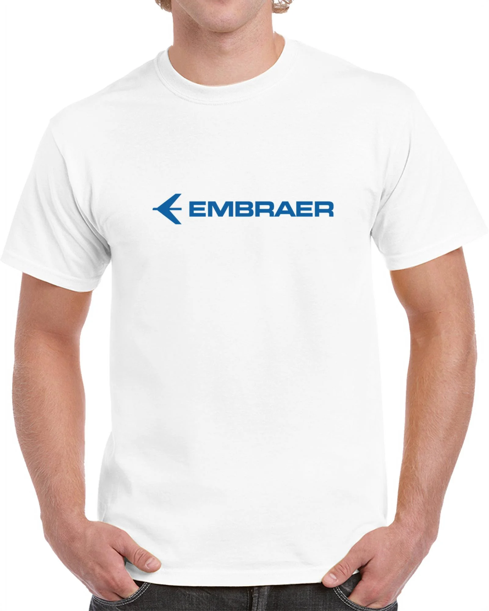 Embraer Jet Aircraft Airways Plane Pilot Ace T Shirt