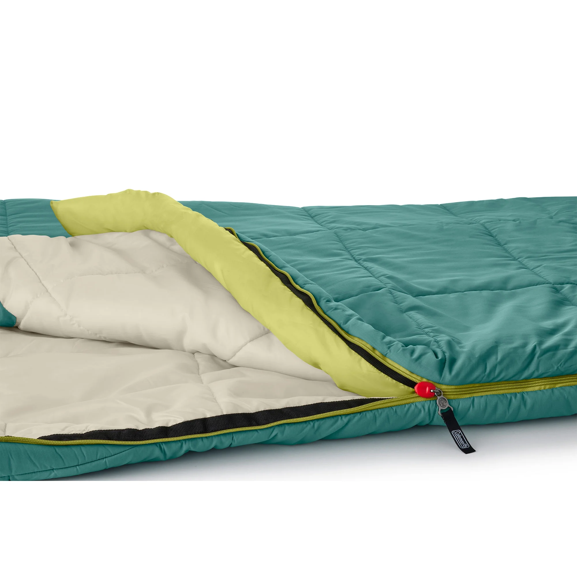 Coleman Big Bay Mummy Foot Ventilation Sleeping Bag, 40 Degree Big & Tall