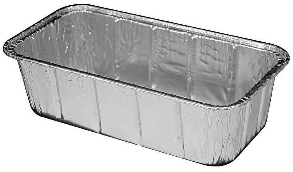Handi-Foil 2 lb. Aluminum Foil Loaf/Bread Pan - Disposable Baking Tins (Pack of 50)