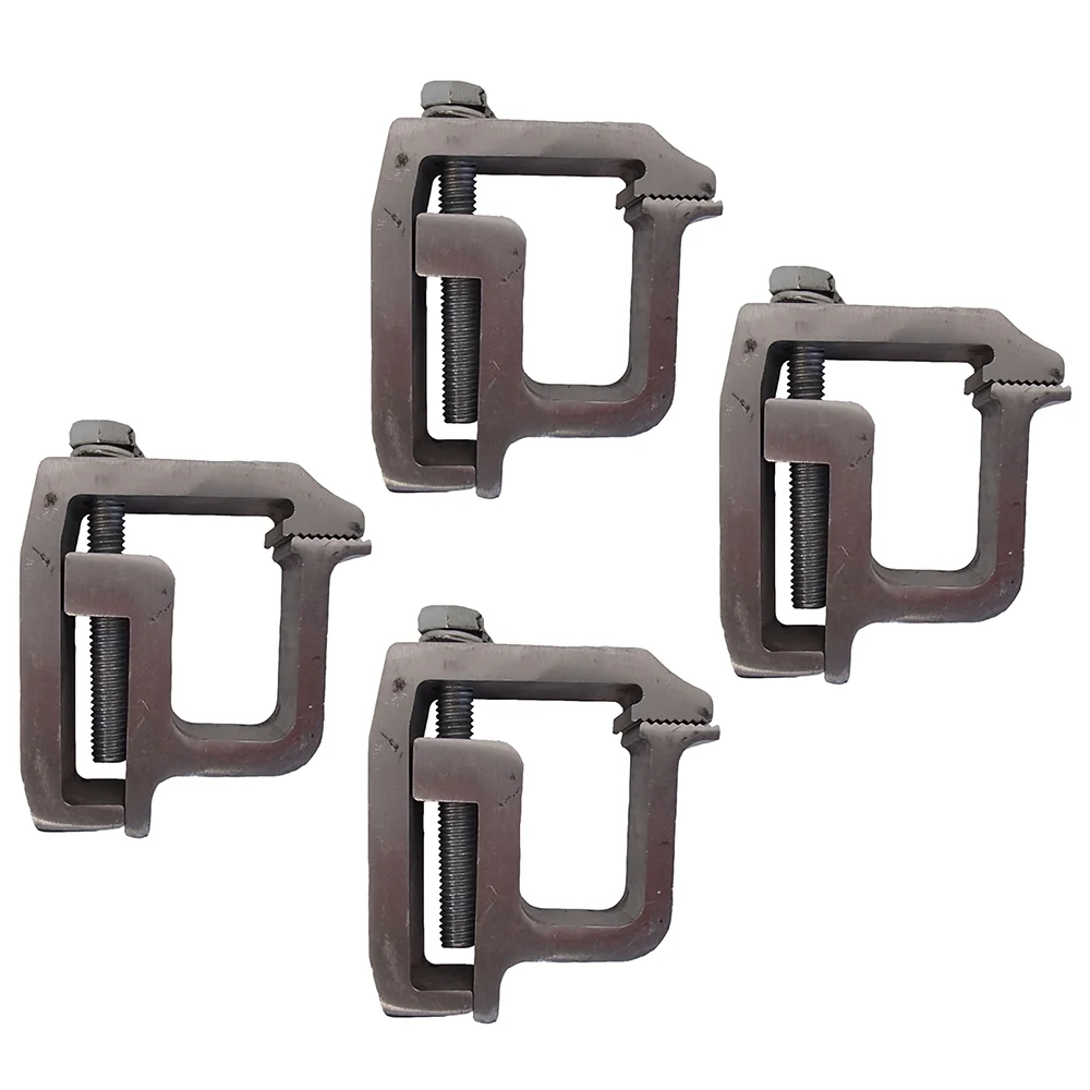 RAParts Set of (4) Heavy Duty Truck Cap Topper Camper Shell Mounting Clamps