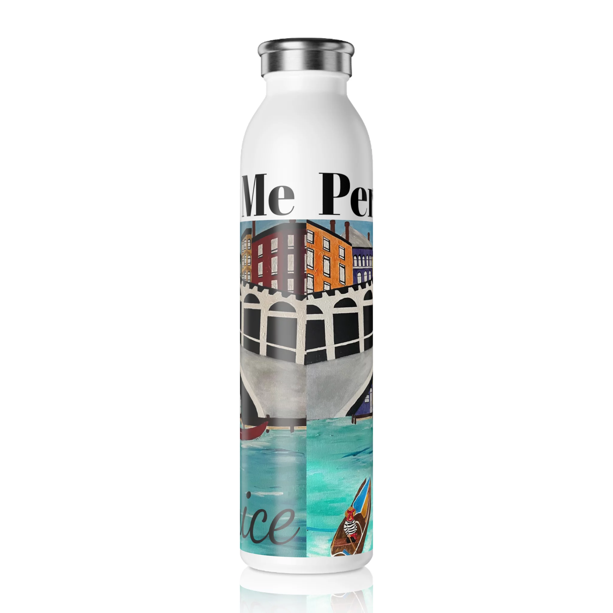 Venice Slim Water Bottle (20oz) | Venetian Vignette