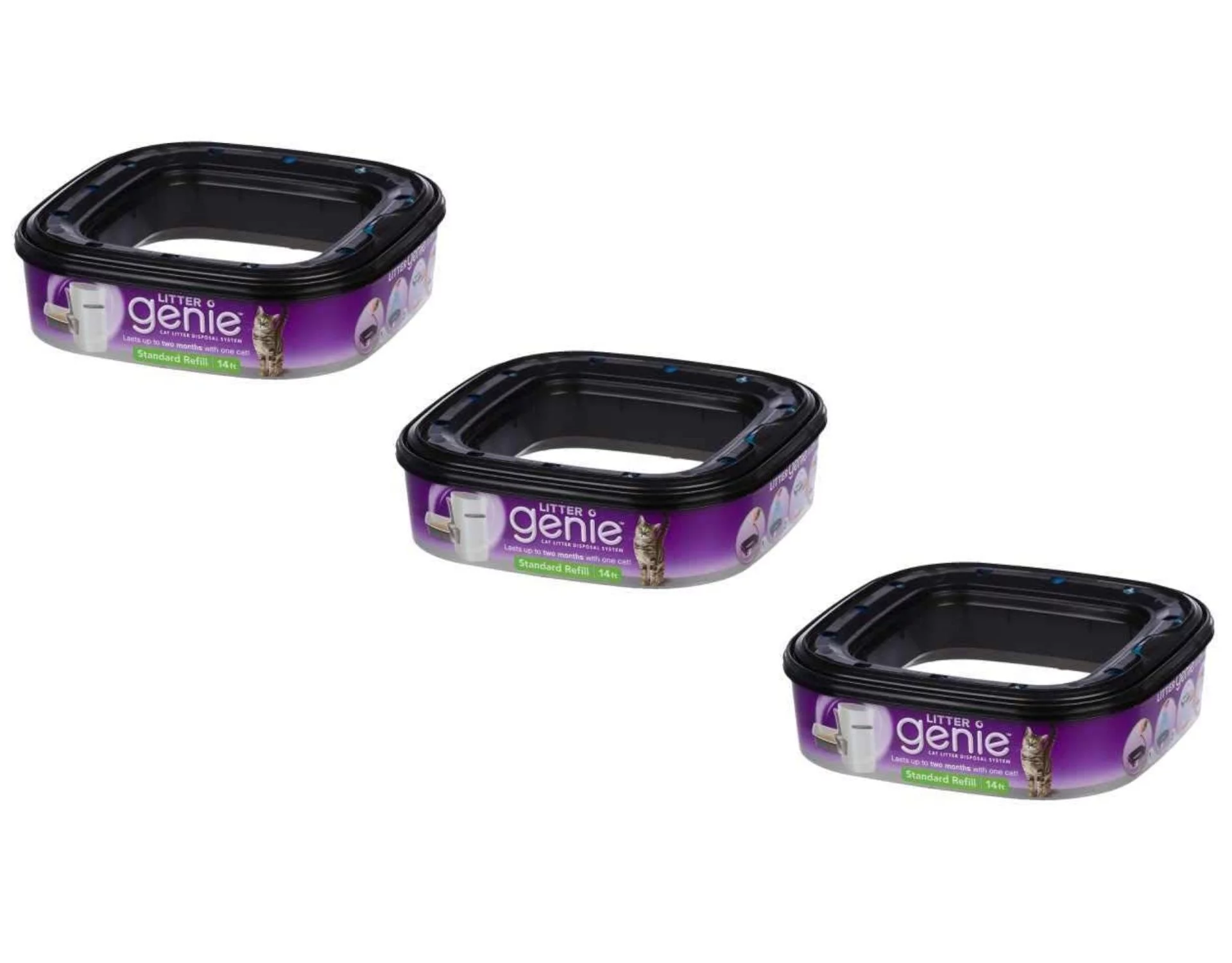 Litter Genie Cat Litter Disposal System Refill, Pack of 3