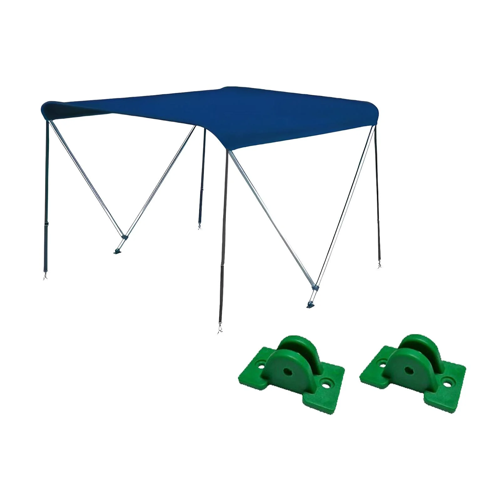 Boat Canopy Kayak Awning Shelter with Frame Hardware Universal Boat Cover Bimini Canopy with Base