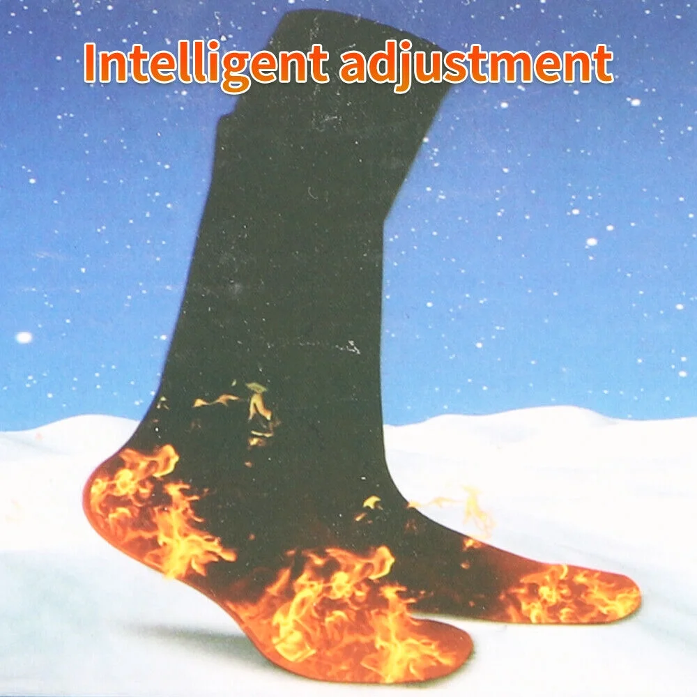 kydely High-Grade Heating Winter Warm Rechargeable Battery Electric Heated Socks Hunting Socks
