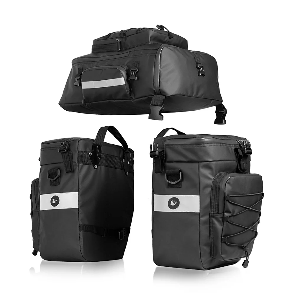 Andoer Bike Bag,3 In 1 Rear Waterproof Bike Waterproof Bike Saddle In 1 Bike Qahm Buzhi