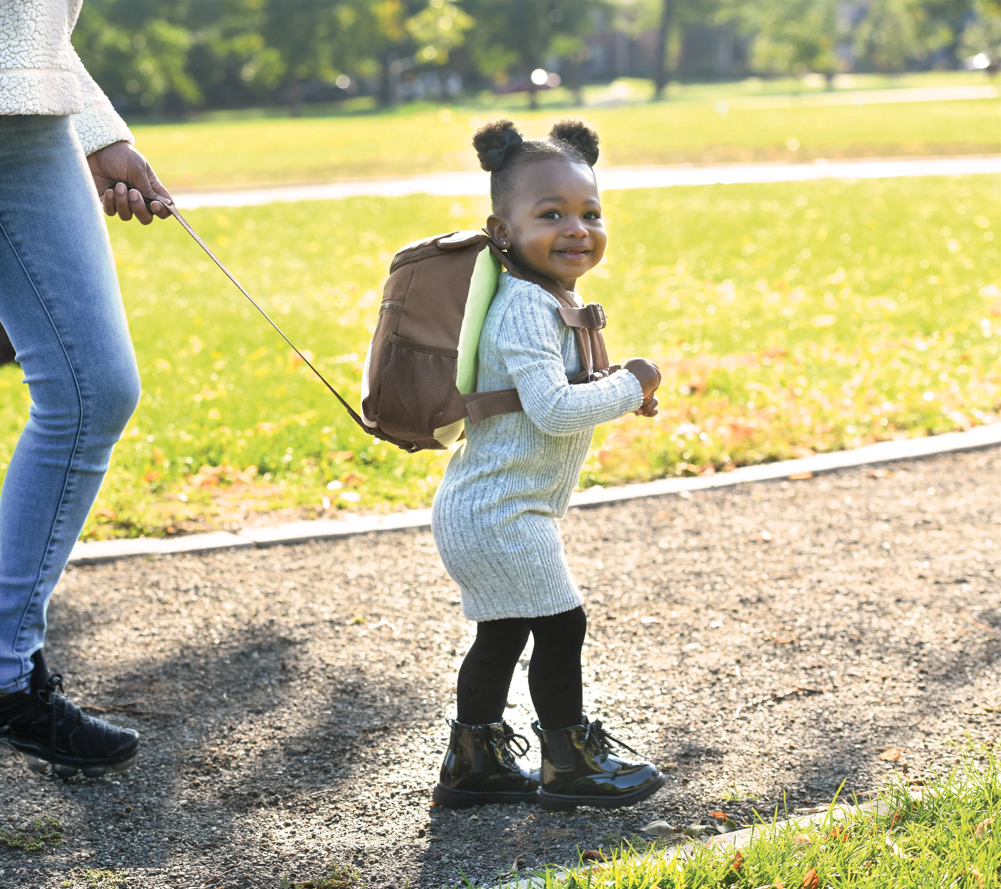On the Goldbug Harness Backpack Monkey Character
