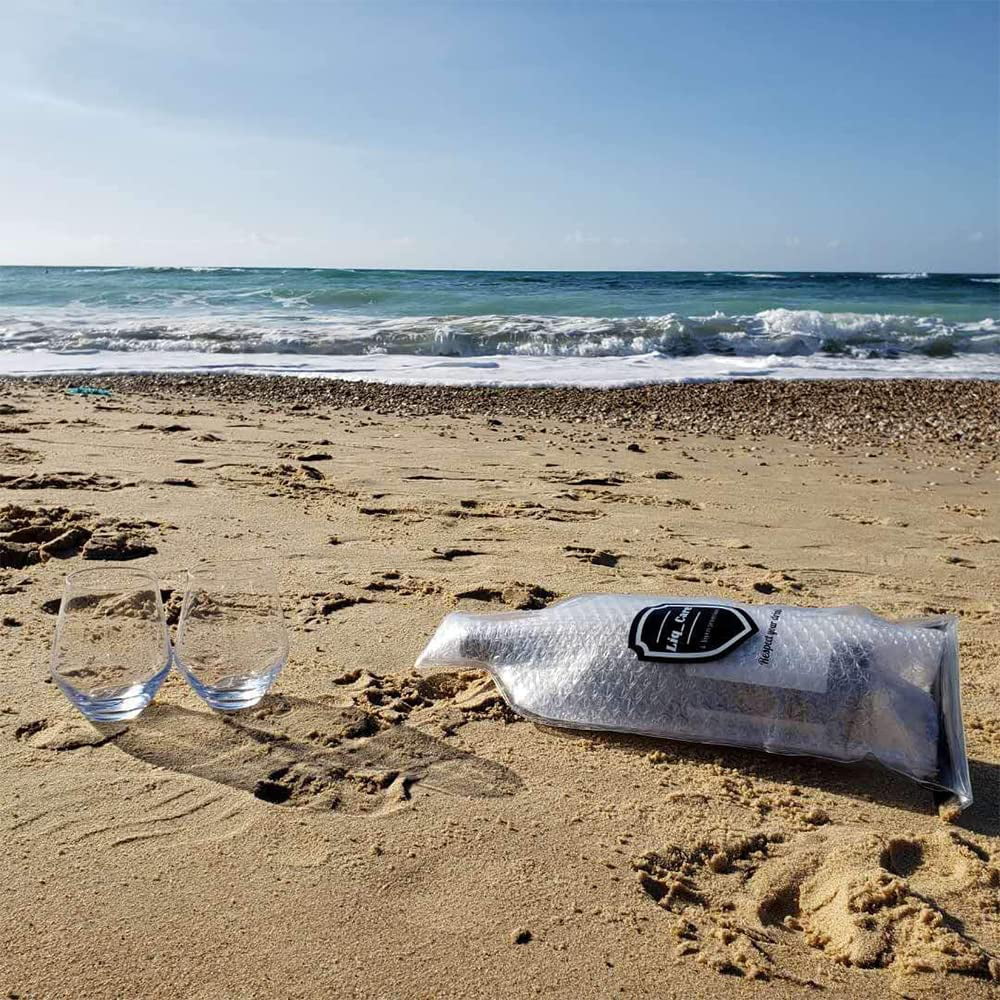 Tipsee Chef Reusable Wine Bottle Protector Sleeves for Travel | Convenient Bottle Sleeves, Multi-Layered Protection for Airplane and Luggage Leak-Proof Bottle Transport - 4 Pack