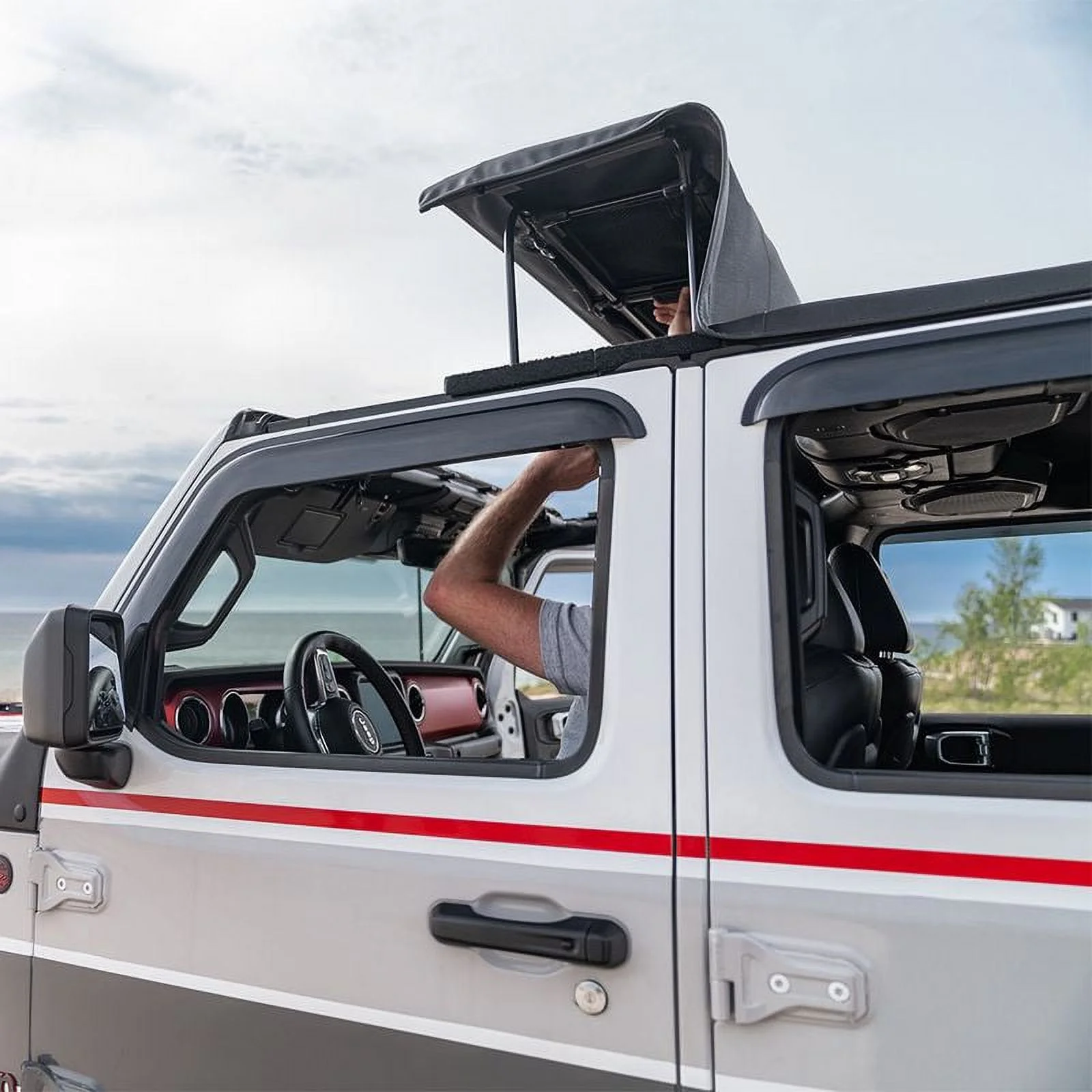 Rugged Ridge by RealTruck | Voyager Soft Top | 13595.14 | Compatible with 2020-2024 Jeep Gladiator JT